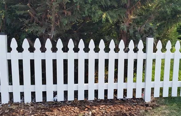 Gothic Vinyl Picket Fence